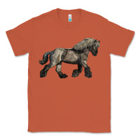 Copper Belgian Horse Classic Tee - LillyAllenDesigns