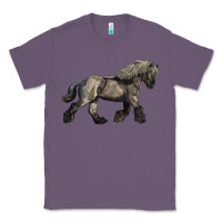 Lavender Belgian Horse Classic Tee - LillyAllenDesigns