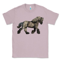 Lilac Belgian Horse Classic Tee - LillyAllenDesigns