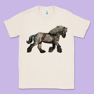 Belgian Horse Classic Tee Designed By Lillyallendesigns