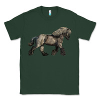 Sports Green Belgian Horse Classic Tee - LillyAllenDesigns