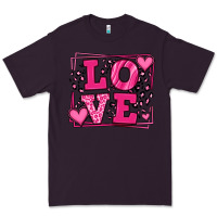 Plum Love leopard frame Premium Tee - LillyAllenDesigns