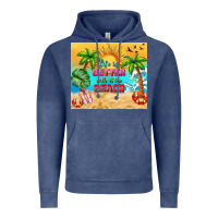 Vintage Denim life is better with at the beach Vintage Hoodie - TumblerDesignByShophia