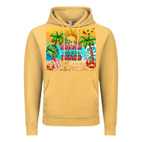 Vintage Mustard life is better with at the beach Vintage Hoodie - TumblerDesignByShophia