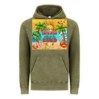 Vintage Olive life is better with at the beach Vintage Hoodie - TumblerDesignByShophia
