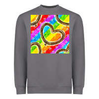 Storm Pride lgbtq leopard heart balloons pattern Heavyweight Sweatshirt - BundleAndBundleShop
