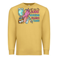 Antique Gold nursing student tears Premium Sweatshirt - RacoonDesign