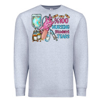 Heather Grey nursing student tears Premium Sweatshirt - RacoonDesign