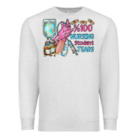 Oatmeal Heather nursing student tears Premium Sweatshirt - RacoonDesign