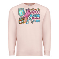 Pale Pink nursing student tears Premium Sweatshirt - RacoonDesign