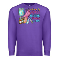Purple nursing student tears Premium Sweatshirt - RacoonDesign