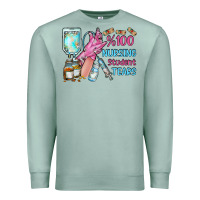 Seafoam nursing student tears Premium Sweatshirt - RacoonDesign