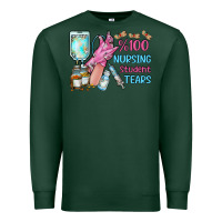 Sports Green nursing student tears Premium Sweatshirt - RacoonDesign