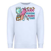 White nursing student tears Premium Sweatshirt - RacoonDesign