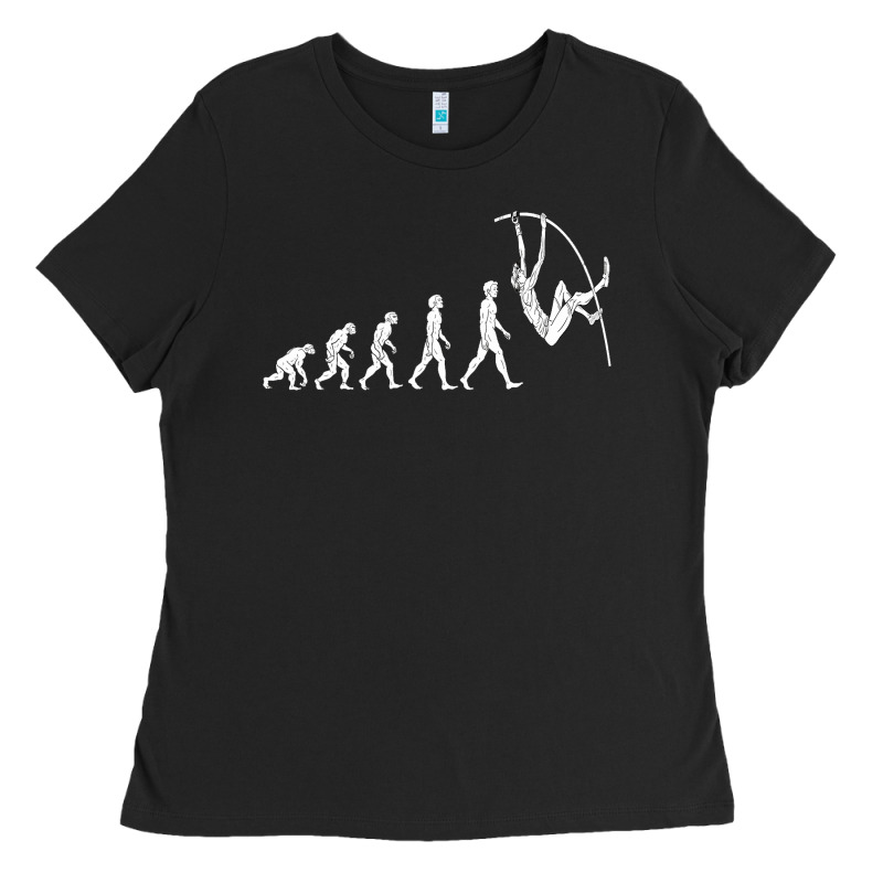 Evolution Pole Vault  Great Gifts Men Women Tess Ladies Tee by lanVoArt | Teevron