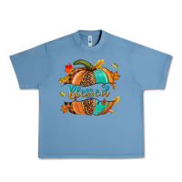 Pebble Blue Blessed pumpkin Urban Heavy Tee - NancyCooperArtShop