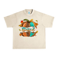 Sandshell Blessed pumpkin Urban Heavy Tee - NancyCooperArtShop