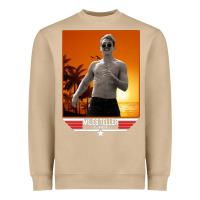Mushroom rooster topgun retro Heavyweight Sweatshirt - lanVoArt