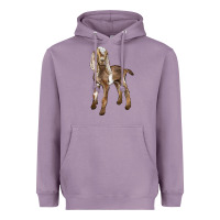 Lavender Baby Nubian Goat Heavyweight Hoodie - LillyAllenDesigns