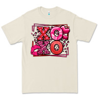 Bone Xoxo Valentine's Day leopard frame Premium Tee - LillyAllenDesigns