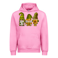 Fuchsia Pink sunflower gnomies Urban Hoodie - BarkalooDesign