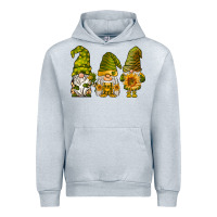Heather Grey sunflower gnomies Urban Hoodie - BarkalooDesign
