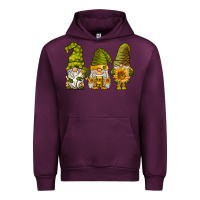 Mauve Wine sunflower gnomies Urban Hoodie - BarkalooDesign
