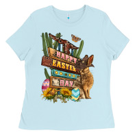 Baby Blue Easter Day rodeo Ladies Tee - LillyAllenDesigns