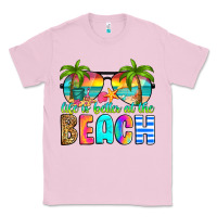 Bubblegum Pink life is better at the beach Classic Tee - RanaPortraitStore