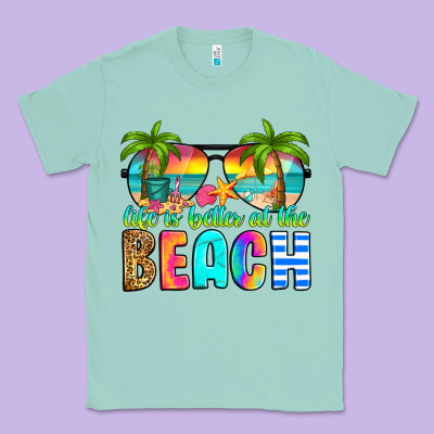 Life Is Better At The Beach Classic Tee Designed By Ranaportraitstore