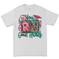 Dove Grey you rn good hands registered nurse Premium Tee - RanaPortraitStore