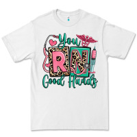 White you rn good hands registered nurse Premium Tee - RanaPortraitStore