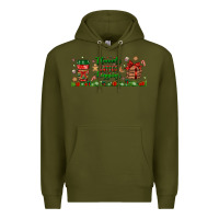 Army Green flannels lattes leggings libbey glass Premium Hoodie - BundleAndBundleShop