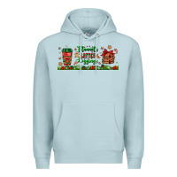 Blue Mist flannels lattes leggings libbey glass Premium Hoodie - BundleAndBundleShop