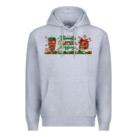 Heather Grey flannels lattes leggings libbey glass Premium Hoodie - BundleAndBundleShop