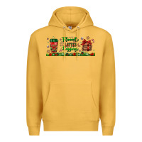 Mustard flannels lattes leggings libbey glass Premium Hoodie - BundleAndBundleShop