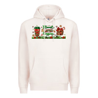 Pale Pink flannels lattes leggings libbey glass Premium Hoodie - BundleAndBundleShop
