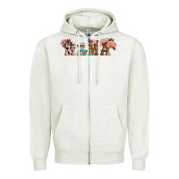 Oatmeal Heather western mama pink roses Mother's Day Zipper Hoodie - LillyAllenDesigns
