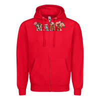 Red western mama pink roses Mother's Day Zipper Hoodie - LillyAllenDesigns