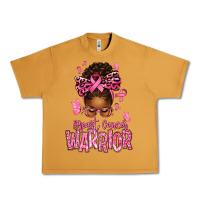 Peanut Butter brest cancer warrior afro messy bun Urban Heavy Tee - texasbilliewilder