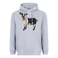 Heather Grey Tennessee Fainting Goat Heavyweight Hoodie - LillyAllenDesigns
