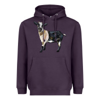 Plum Tennessee Fainting Goat Heavyweight Hoodie - LillyAllenDesigns
