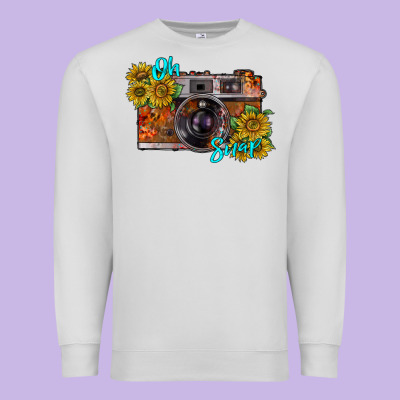 Oh Snap Premium Sweatshirt Designed By Racoondesign