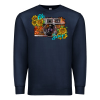 Navy oh snap Premium Sweatshirt - RacoonDesign