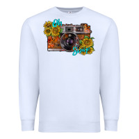 White oh snap Premium Sweatshirt - RacoonDesign