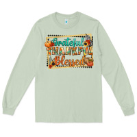 Matcha thankful grateful blessed Long Sleeve Tee - CowGirlArtShop