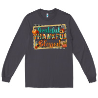 Smoke thankful grateful blessed Long Sleeve Tee - CowGirlArtShop