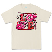 Bone Love Valentine's Day leopard frame Premium Tee - LillyAllenDesigns