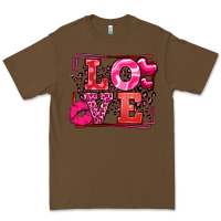 Cacao Love Valentine's Day leopard frame Premium Tee - LillyAllenDesigns