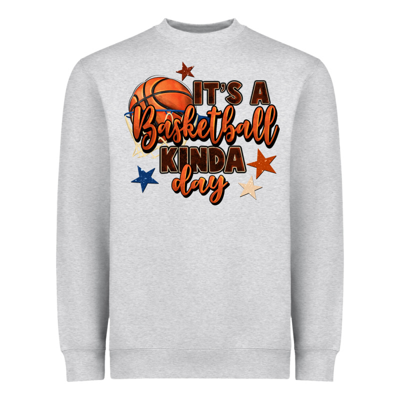 It's A Basketball Kinda Day Heavyweight Sweatshirt by FaDigitalArtStudio | Teevron